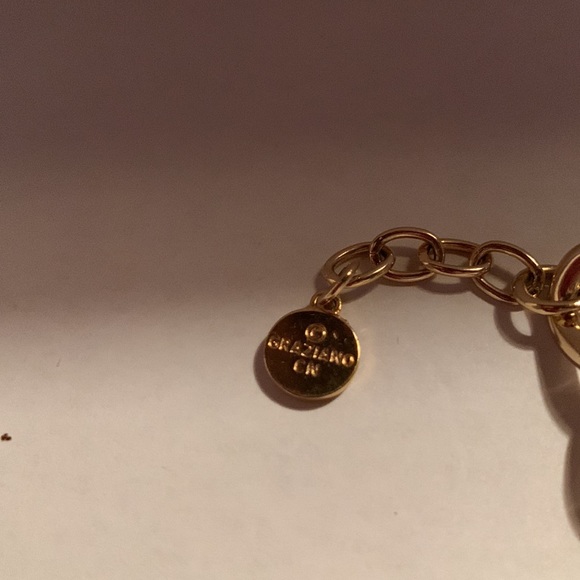 Graziano Gold Tone Chain Link Bracelet - Picture 5 of 7